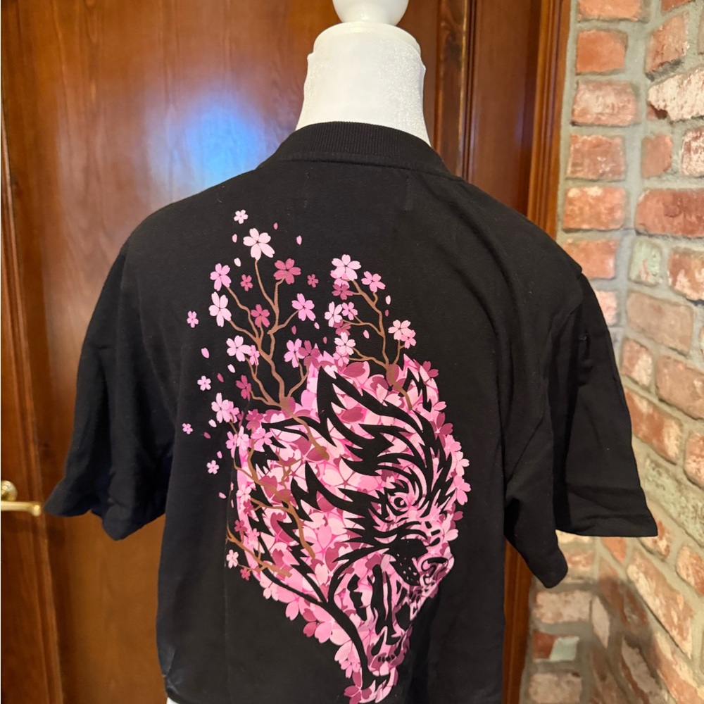 Black and Pink Graphic Men's Shirt